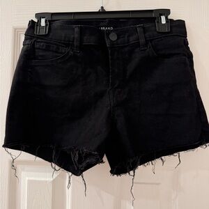 JBrand Jet Black Shorts